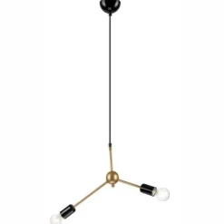 Pendelleuchte Esstisch in Gold Metall Wohnzimmer