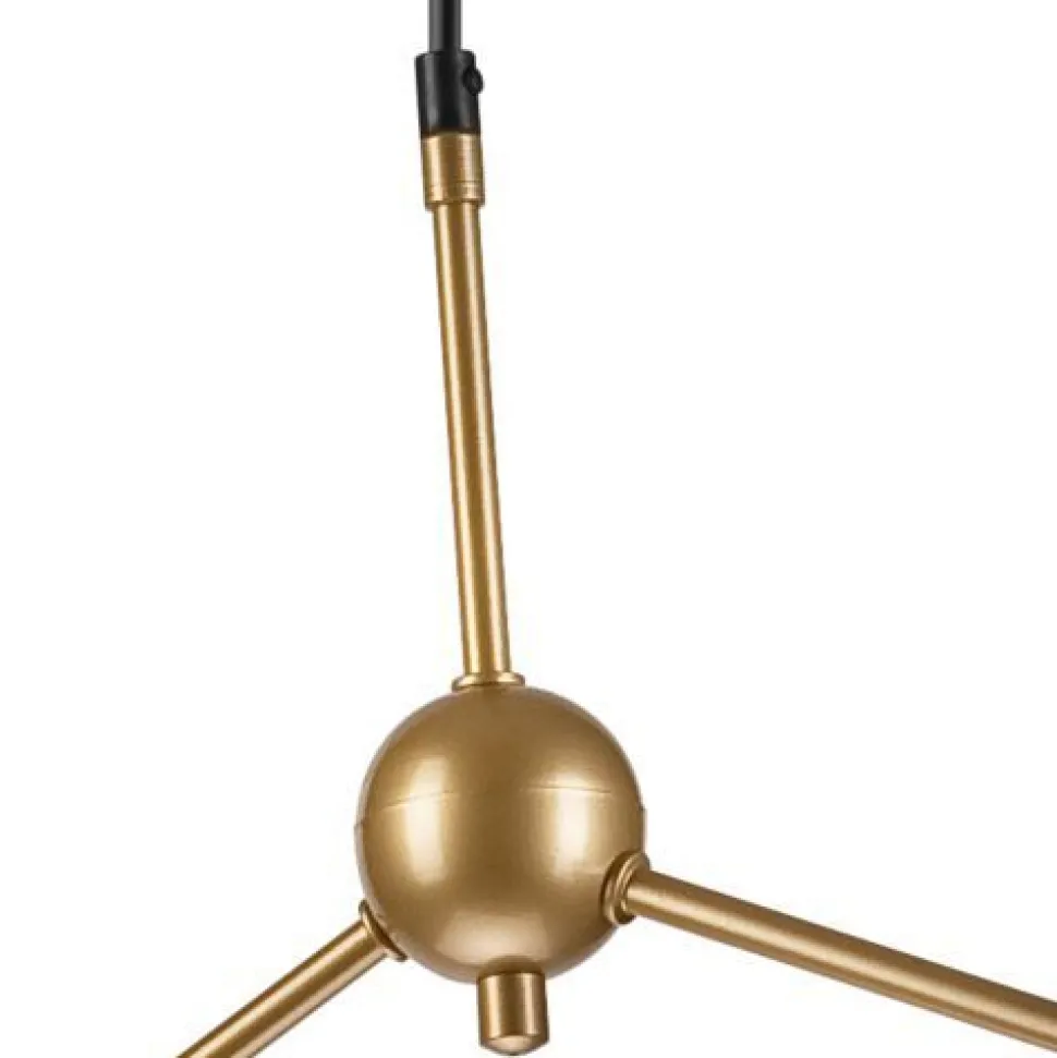 Pendelleuchte Esstisch in Gold Metall Wohnzimmer