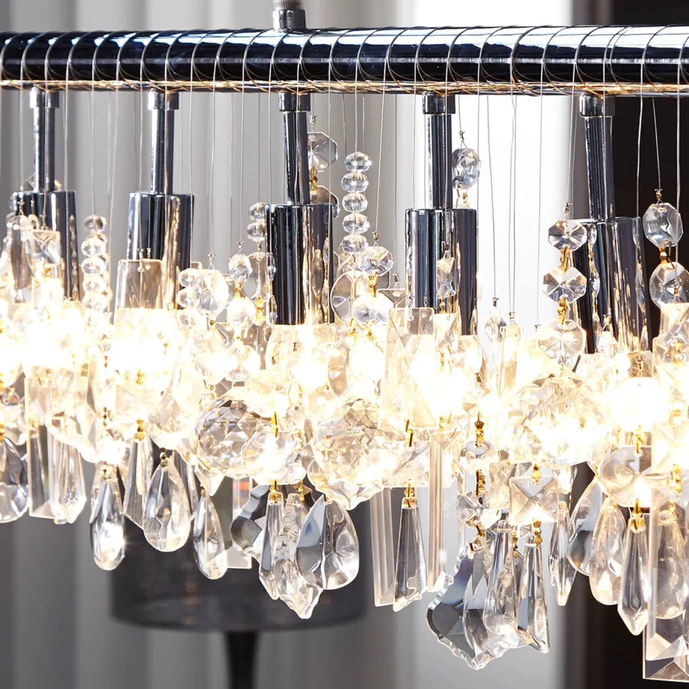 Pendelleuchte Esstisch Kristall Moderne Lampe E14