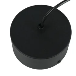 Pendelleuchte Esstisch Metall rund 40 cm Schwarz Gold