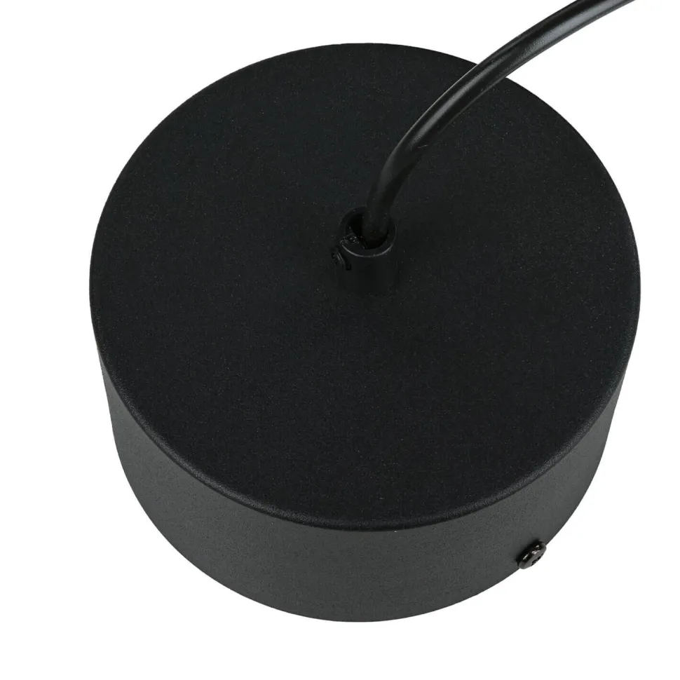 Pendelleuchte Esstisch Metall rund 40 cm Schwarz Gold