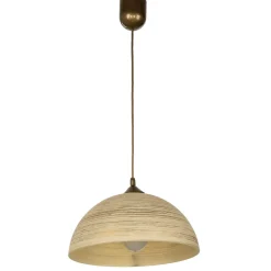 Pendelleuchte FERA Gold Retro rund Esstisch
