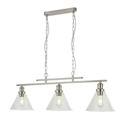 Pendelleuchte 3-flammig E27 B: 95 cm Vintage Design