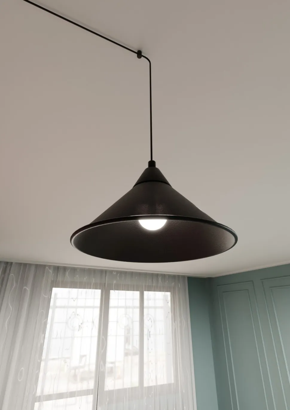 Pendelleuchte FLEXIO mit Steckdosenanschluss