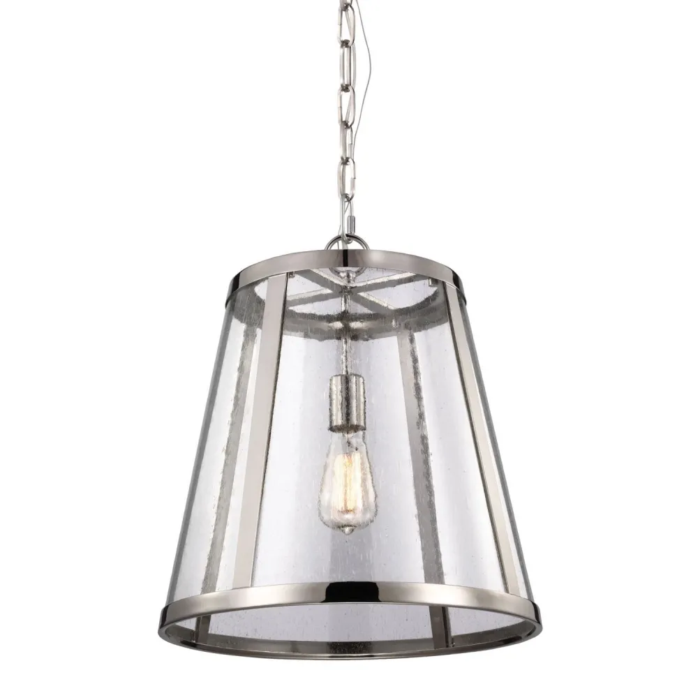 Pendelleuchte FLOR Nickel Ø41cm Lampe Wohnzimmer