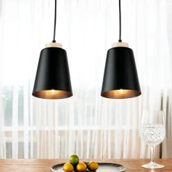 Pendelleuchte für Esstisch Schwarz Skandinavisch