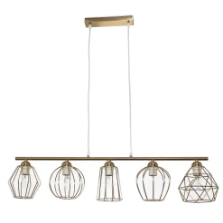 Pendelleuchte GALAXY in Messing Küche Esszimmer