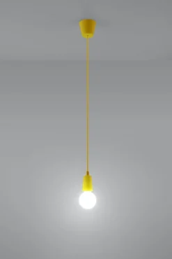 Pendelleuchte Gelb Retro vielseitig NESSA Wohnzimmer