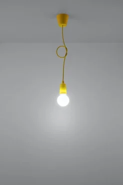 Pendelleuchte Gelb Retro vielseitig NESSA Wohnzimmer