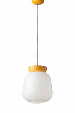 Pendelleuchte Glas Keramik E27 D: 29 cm H: max. 154 cm