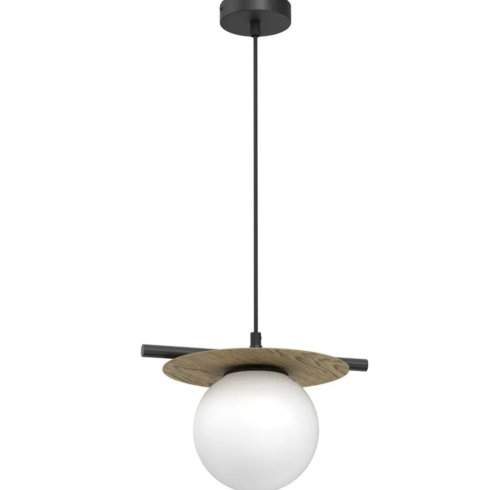 Pendelleuchte Glas Metall L:30 cm E27 Modern wohnlich