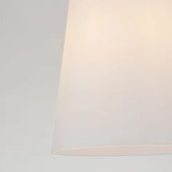 Pendelleuchte Glas Metall Ø 18,4 cm E27 Gold antik Weiß