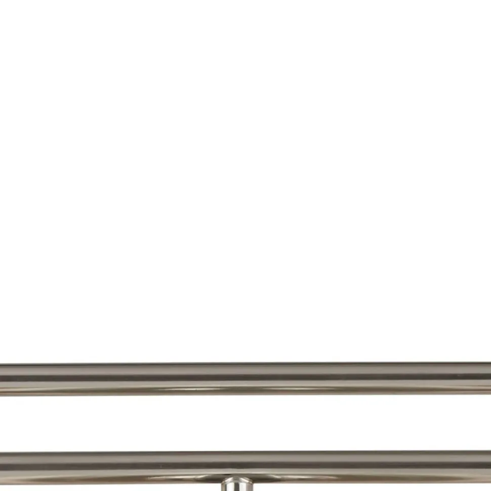 Pendelleuchte Glas Metall B: 99 cm H: max. 1,2 m in Silber