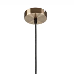 Pendelleuchte Glas Metall E27 Ø 28 cm Vintage Esszimmer