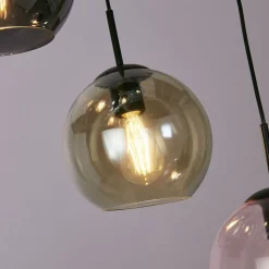 Pendelleuchte Glas rund Ø 51 cm H: max. 1,2 m verstellbar