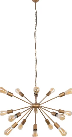 Pendelleuchte Gold 15-flmg Esstisch Lampe ROD