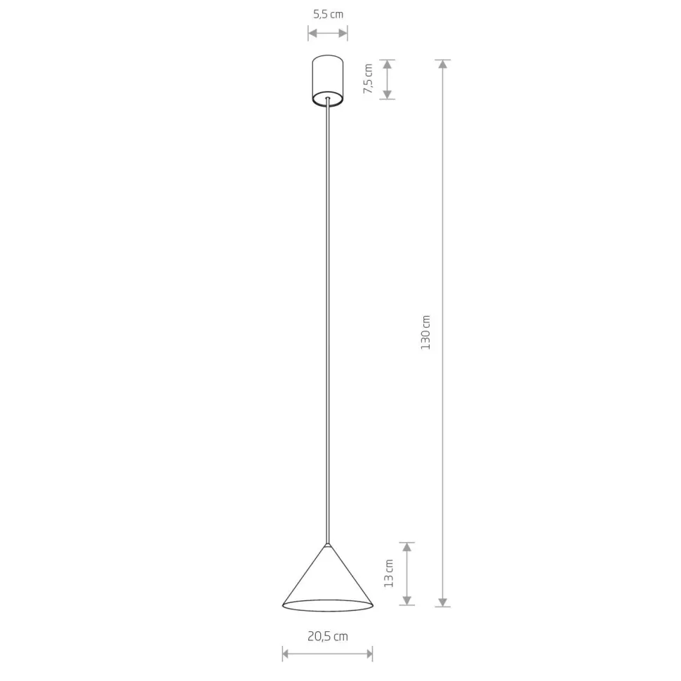 Pendelleuchte Grau GU10 Ø 20,5 cm Metall Retro verstellbar