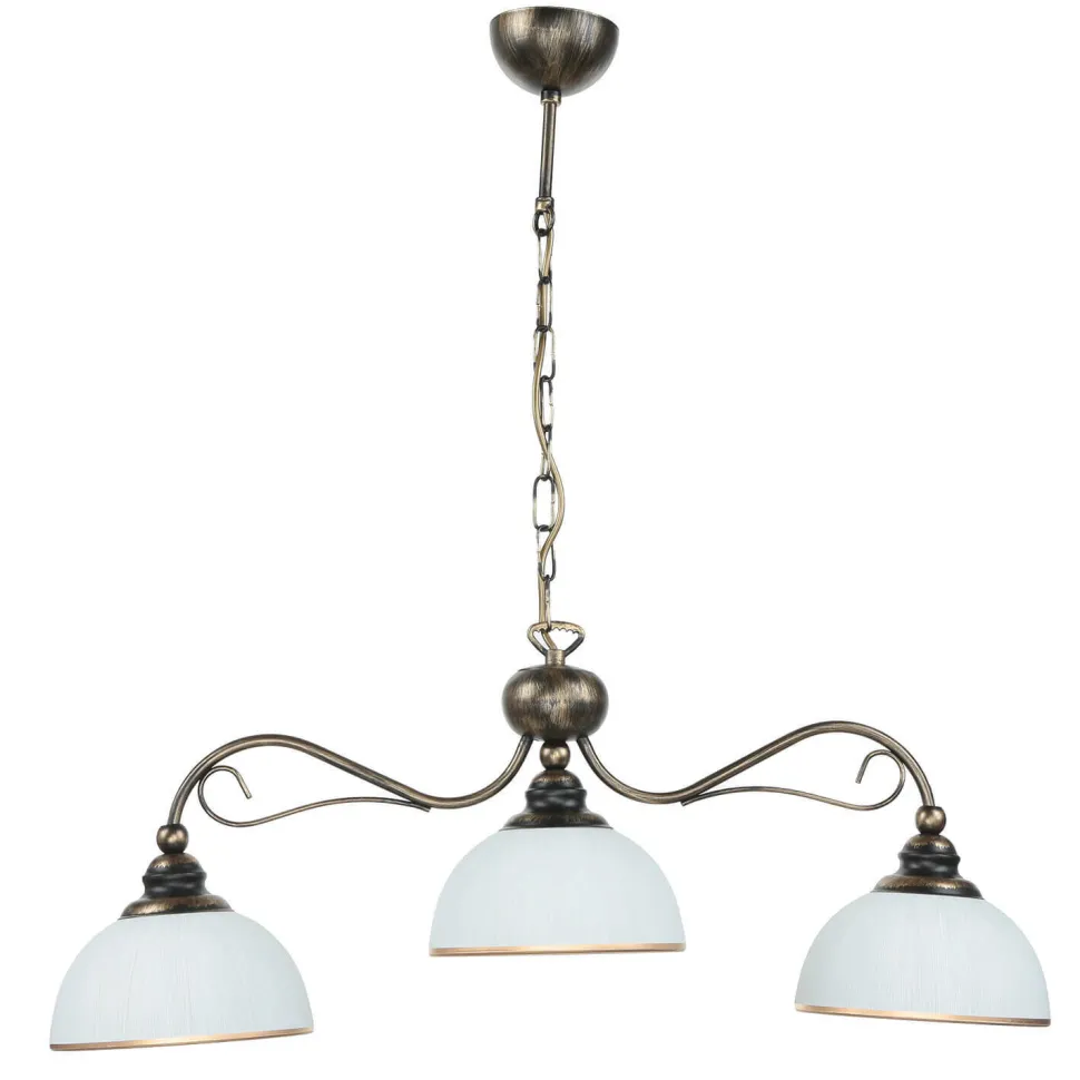 Pendelleuchte in Braun antik L:74cm Esstisch Lampe