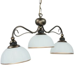 Pendelleuchte in Braun antik L:74cm Esstisch Lampe