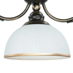 Pendelleuchte in Braun antik L:74cm Esstisch Lampe