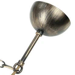 Pendelleuchte in Braun antik L:74cm Esstisch Lampe