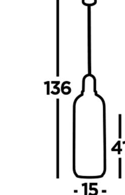 Pendelleuchte in Messing Weiß geätzt E27 Ø 15 cm Glas