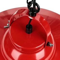 Pendelleuchte IRON in Rot