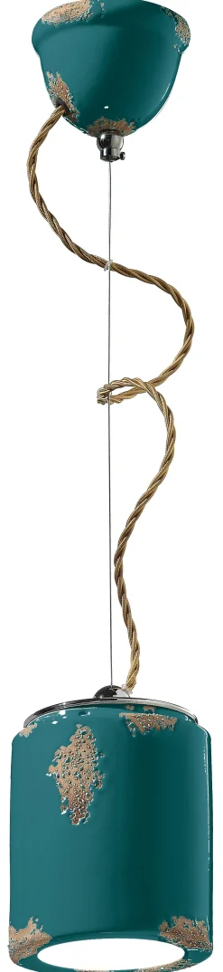 Pendelleuchte Keramik E27 Ø 12,5 cm H: max. 114 cm rund