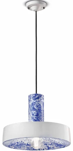 Pendelleuchte Keramik E27 Ø 35 cm rund H: max. 146 cm