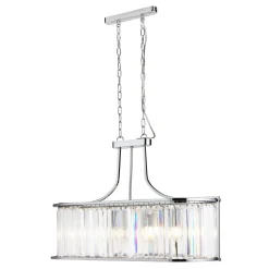 Pendelleuchte Kristall 78 cm lang H: max. 1,5 cm 2x E14