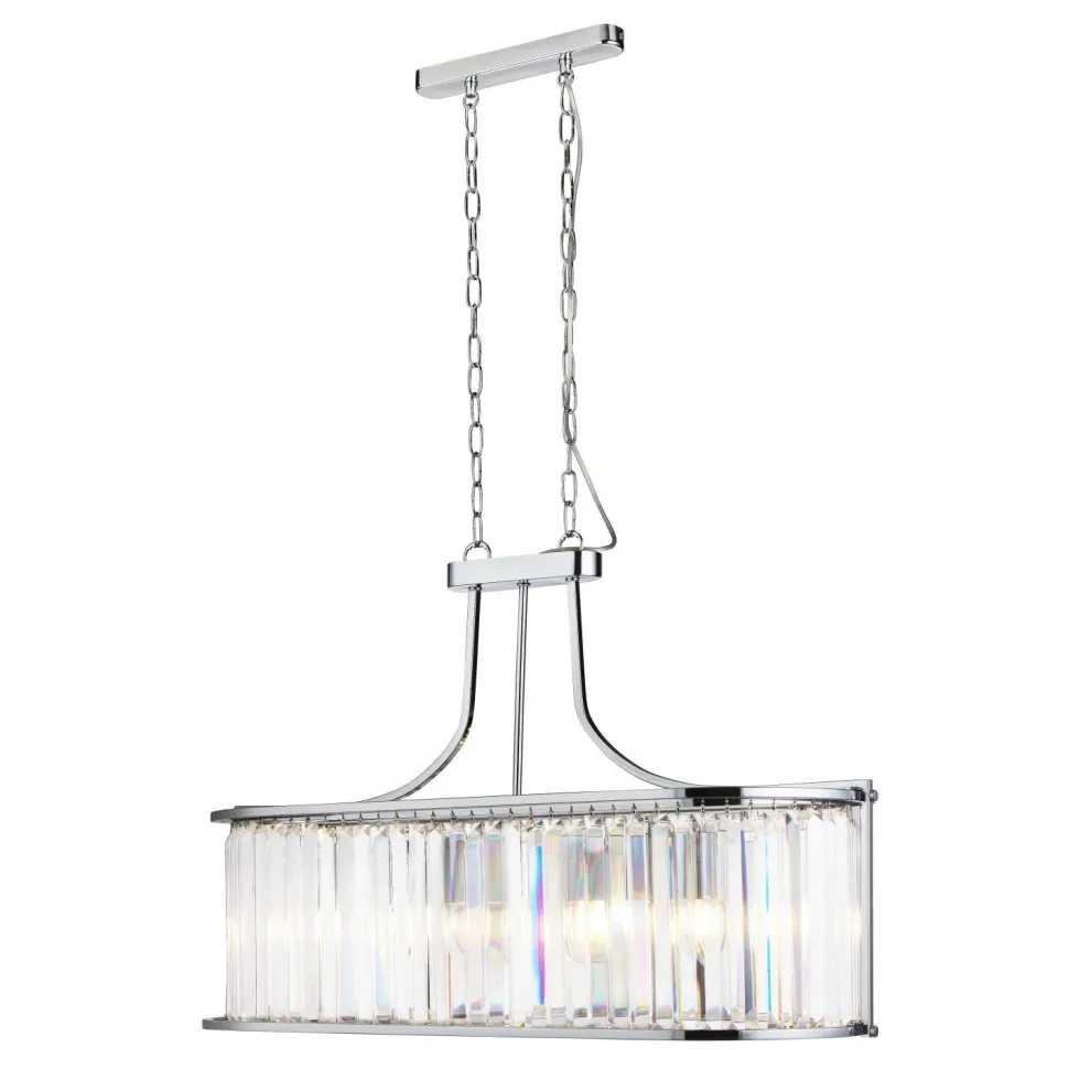 Pendelleuchte Kristall 78 cm lang H: max. 1,5 cm 2x E14