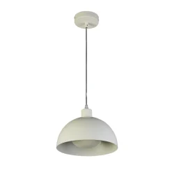Pendelleuchte Loft E27 bis 60 W Ø25 cm Metall in Creme