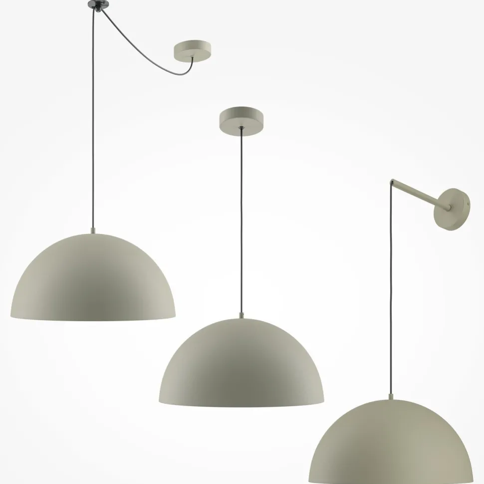 Pendelleuchte Metall Ø 35 cm rund H: max. 320 cm E27