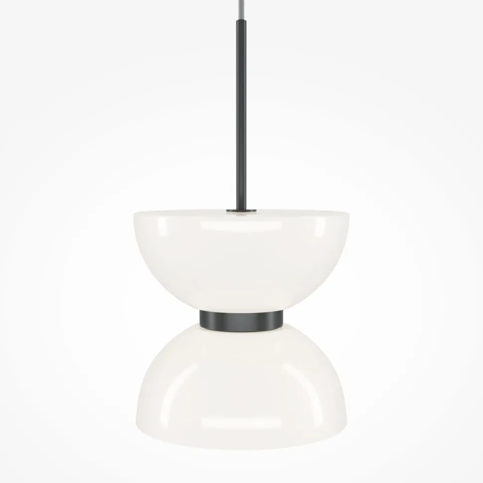 Pendelleuchte Metall Glas LED Ø 22 cm H: max. 350 cm