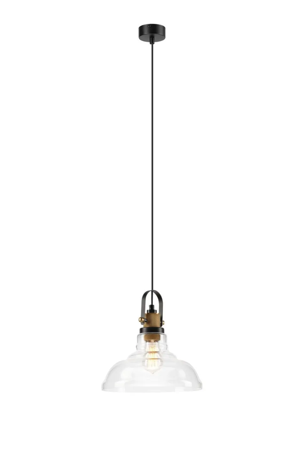 Pendelleuchte Metall Glas in Chrom E27 Esstisch