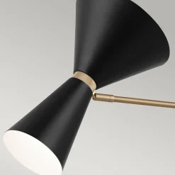 Pendelleuchte Metall verstellbar 4x E27 Up Down L: 130,3 cm