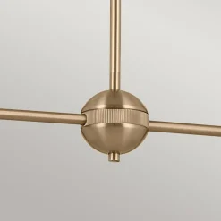 Pendelleuchte Metall verstellbar 4x E27 Up Down L: 130,3 cm