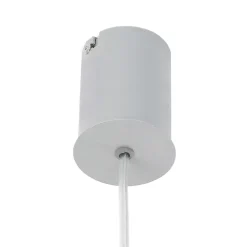 Pendelleuchte Metall Zylinder schmal Ø 5,5 cm Grau GU10