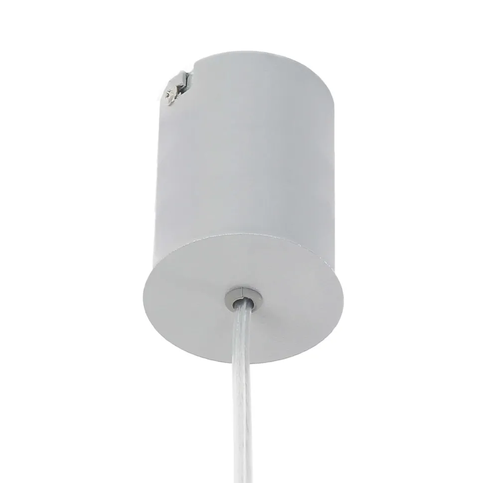 Pendelleuchte Metall Zylinder schmal Ø 5,5 cm Grau GU10