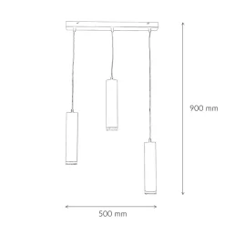 Pendelleuchte Modern Schwarz Alu Esstisch Leuchte