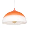 Pendelleuchte Orange rund Esstisch Retro ADANIA