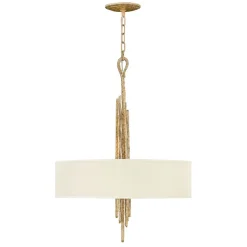 Pendelleuchte PALINA Creme Gold Ø61cm Hängelampe