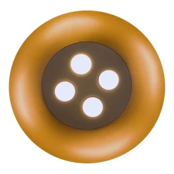 Pendelleuchte rund Ø 50 cm Braun matt Metall 4x GX53