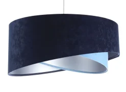 Pendelleuchte rund Ø 50 cm E27 Stoff Velours Optik