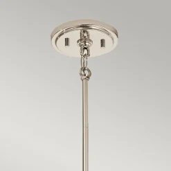 Pendelleuchte rund D: 19,5 cm E27 Kugelschirm Regenglas