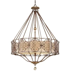 Pendelleuchte SAMEA in Bronze Ø82cm Esstisch Lampe