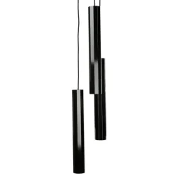 Pendelleuchte Schwarz Aluminium 3-flammig Modern Design