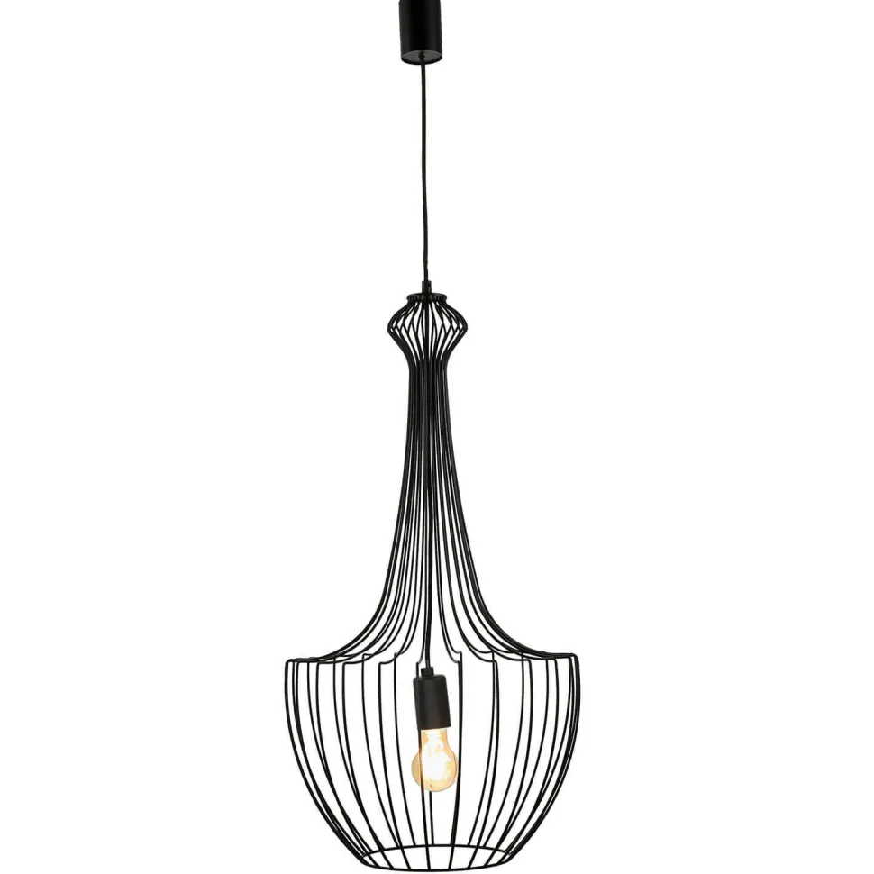 Pendelleuchte Schwarz Wohnzimmer Lampe JULIUS