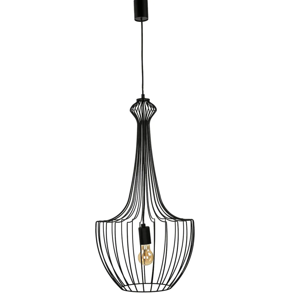 Pendelleuchte Schwarz Wohnzimmer Lampe JULIUS