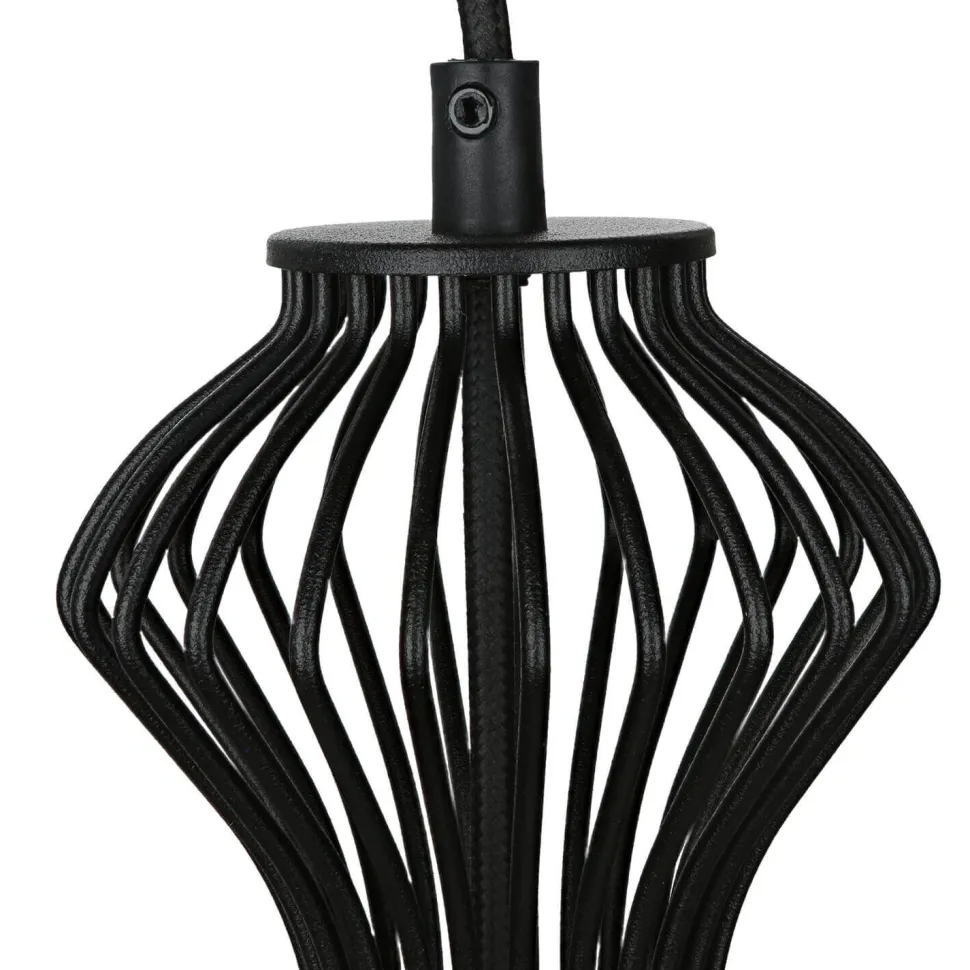 Pendelleuchte Schwarz Wohnzimmer Lampe JULIUS